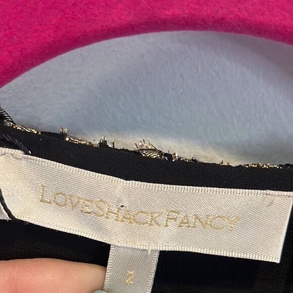 LoveShackFancy “Findlay” star print wrap dress 2 - Picture 4 of 5